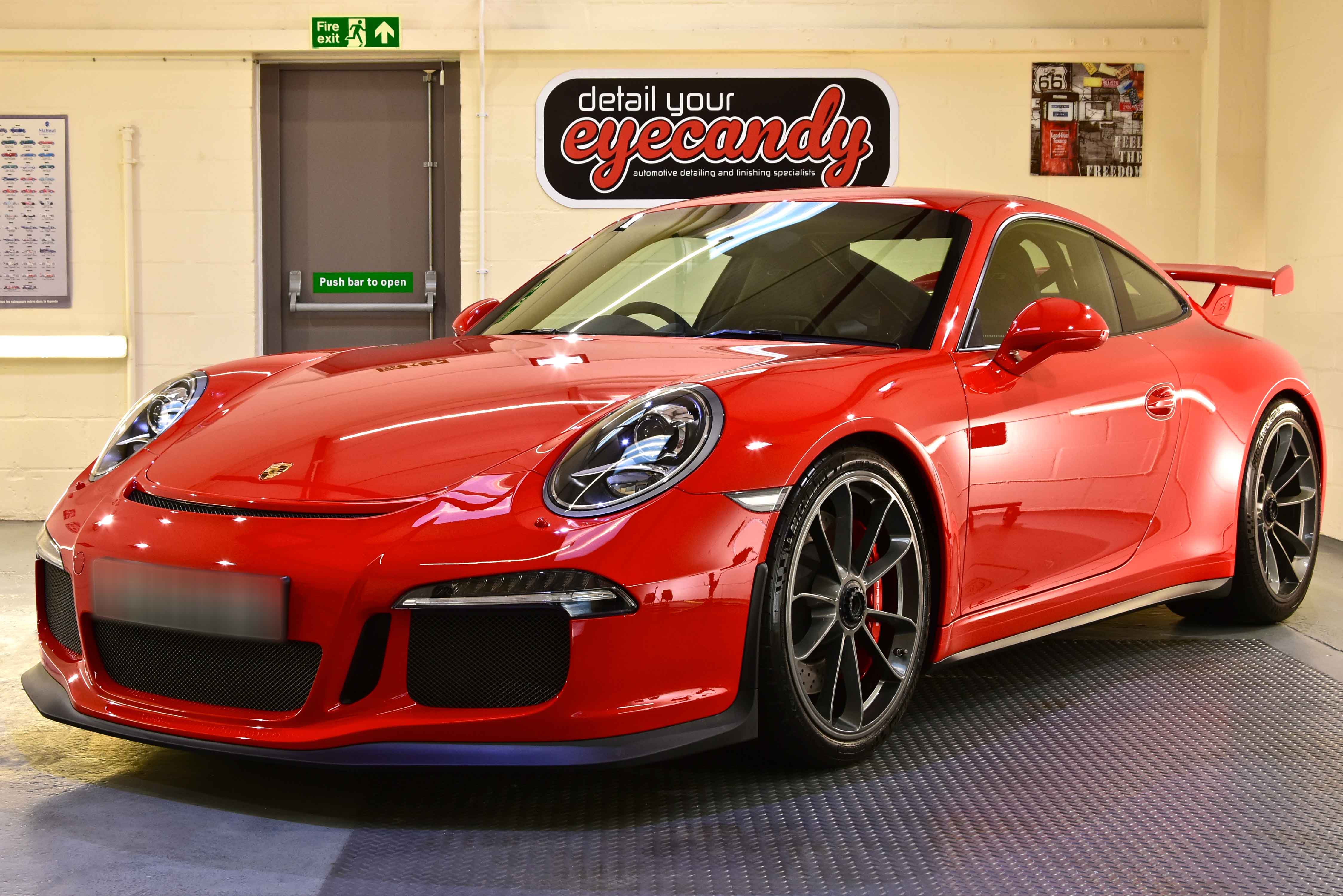 Porsche 911 GT3 XPEL PPF Installation and Paint Correction Detail