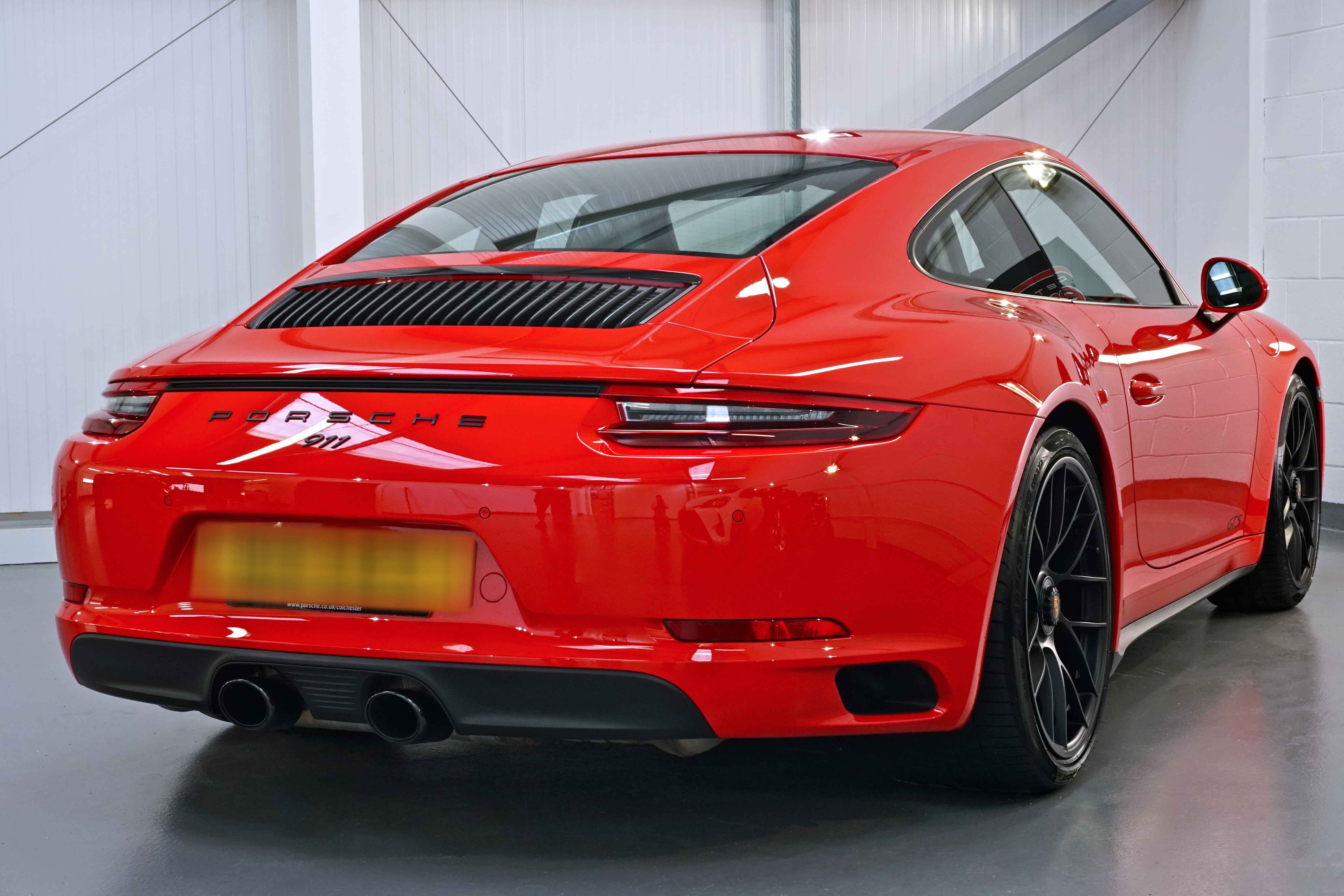 PORSCHE 911 GTS New Car Enhancement and Protection Detail with Gtechniq Crystal Serum Ultra and XPEL PPF